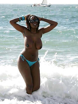 perfect black woman beach
