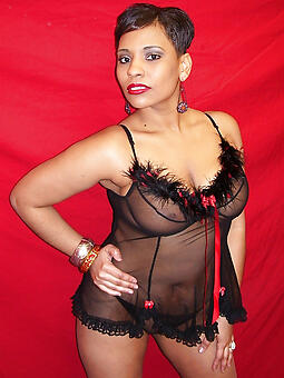 horny comprehensive in black lingerie xxx pics