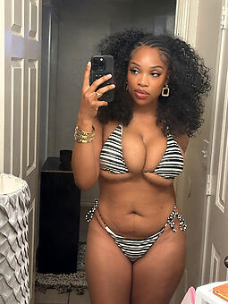 sexy frowning woman in bikini yummy pussy