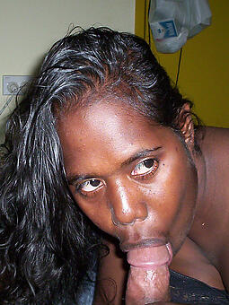 hot ebony milf blowjob by way of a chap-fallen striptease
