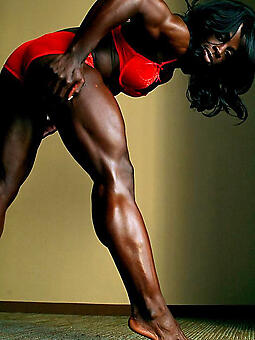 amature hot ebony female muscle
